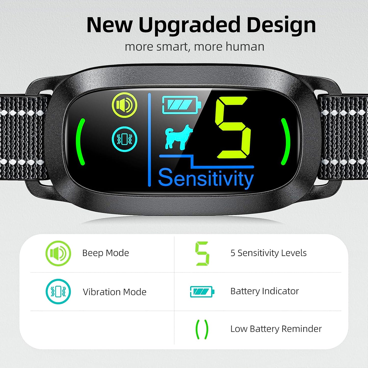 Smart Rechargeable Dog Bark Collar – Safe, Gentle, and Effective Training