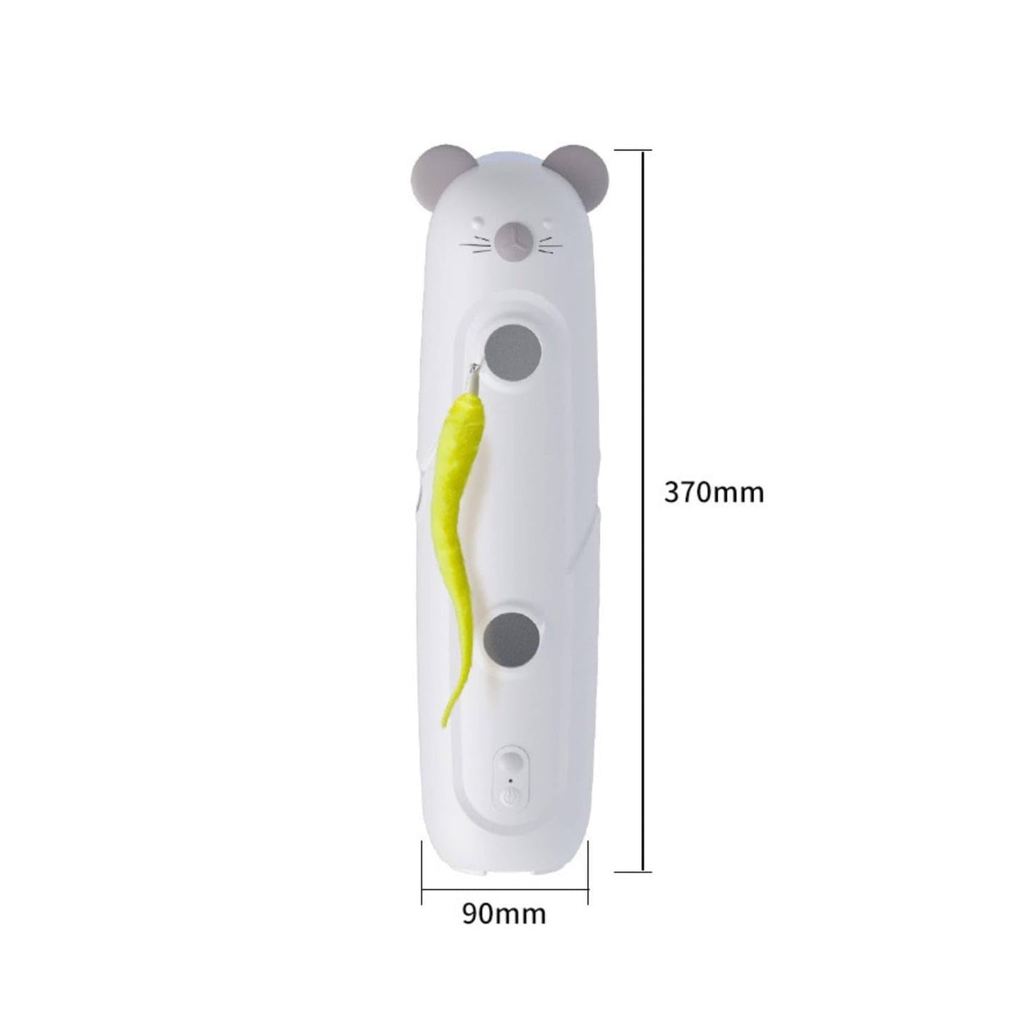 Interactive kitten toy with moving mouse design for active play