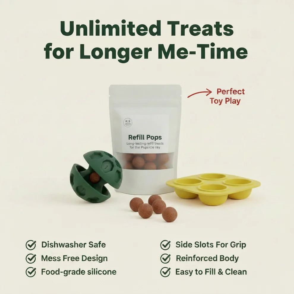 Medium dog toy with treat tray and interactive design