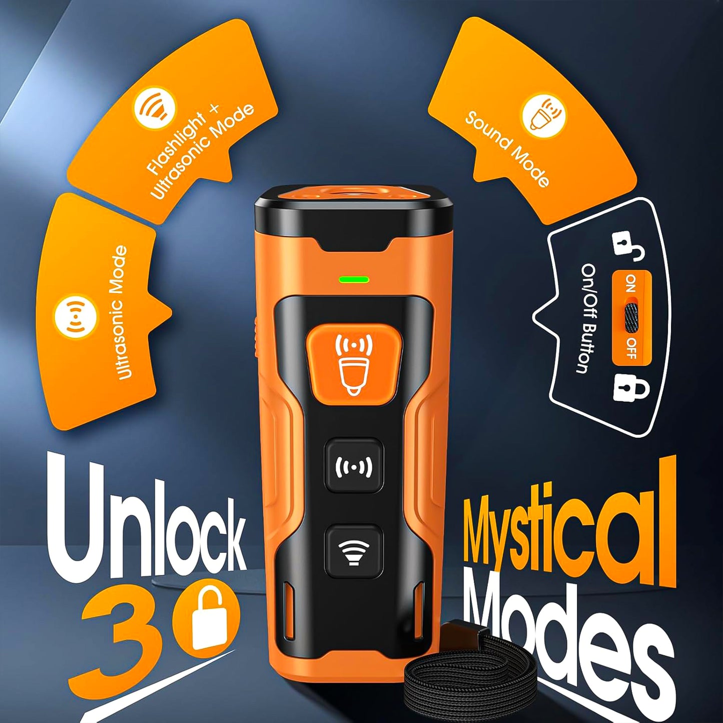 Calm Without Shock - A Safe and Humane Ultrasonic Dog Bark Deterrent Device