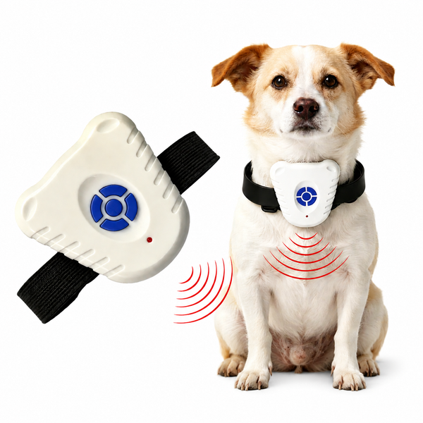 Anti Barking Device for Dogs – Safe Ultrasonic No Shock Bark Control Collar with Pet Training System for Indoor & Outdoor Use