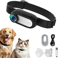 1080P cat camera collar with compact video recording design