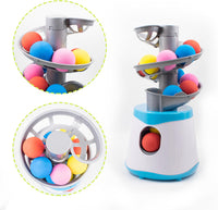 Automatic cat toy supplied with 16 lightweight EVA balls