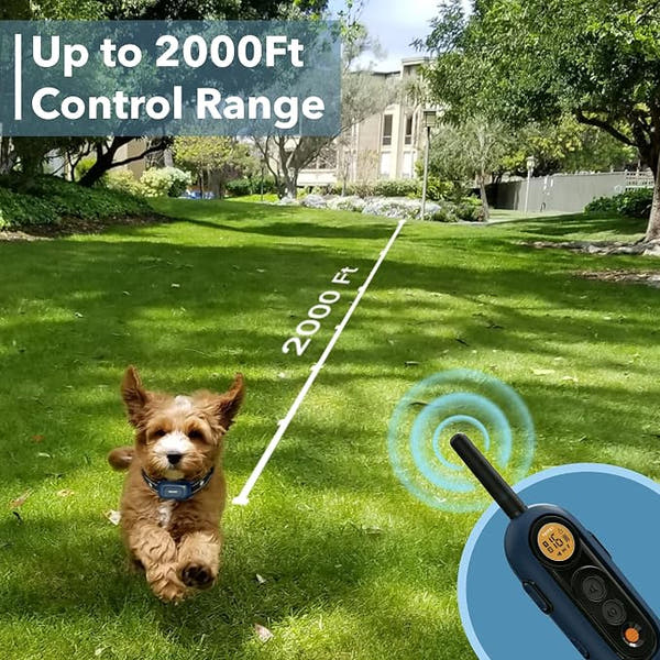Remote dog training collar with beep vibration and adjustable stimulation modes
