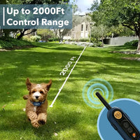 Remote dog training collar with beep vibration and adjustable stimulation modes