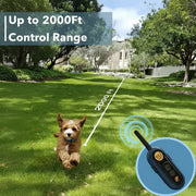 Remote dog training collar with beep vibration and adjustable stimulation modes
