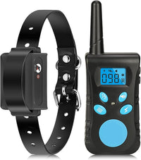 2-in-1 dog training collar with anti-bark and remote control functions