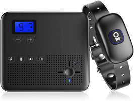 2-in-1 wireless dog fence and remote dog training collar system