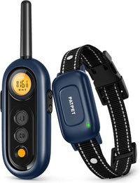 2000FT IPX7 waterproof rechargeable dog training collar with remote, beep, vibration and keypad lock