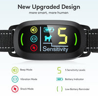 Dog Bark Collar for Small, Medium & Large Dogs – Smart Anti Barking Device with Beep, Vibration & Shock Training Modes