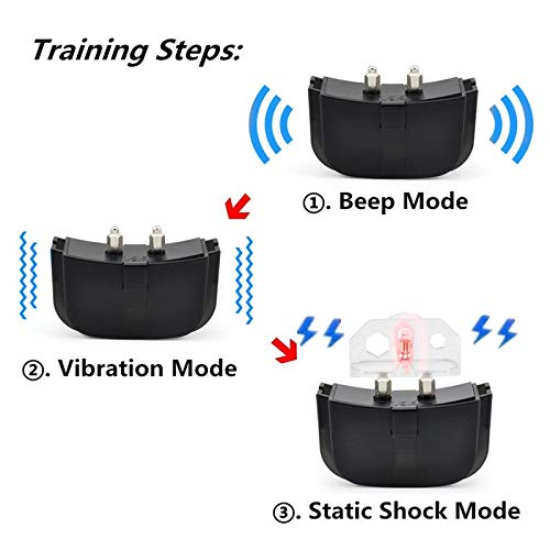 300m remote dog training collar for obedience and recall training