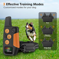 4-channel remote dog training collar for controlling compatible receivers