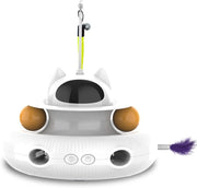 4-in-1 automatic interactive electronic cat toy for indoor cats and kittens