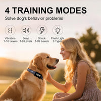 Adjustable electronic dog training collar suitable for different dog sizes