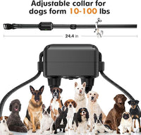 Adjustable dog training collar suitable for dogs weighing 8 to 120lbs