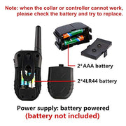 Adjustable electric e-collar designed for dog training