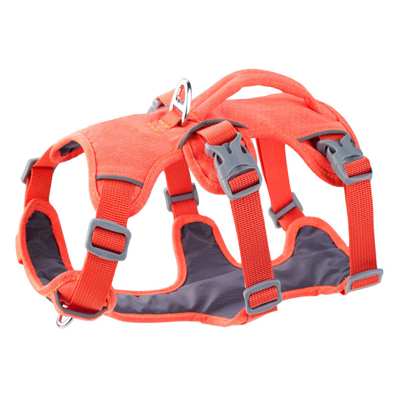 Adjustable reflective dog harness suitable for small and medium dog breeds