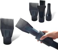 Adjustable pet hair dryer with heat control for grooming