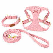 Adjustable puppy harness with secure fit for small dogs