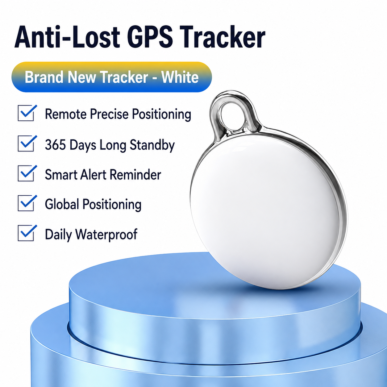 Anti-loss pet tracker for dogs and cats