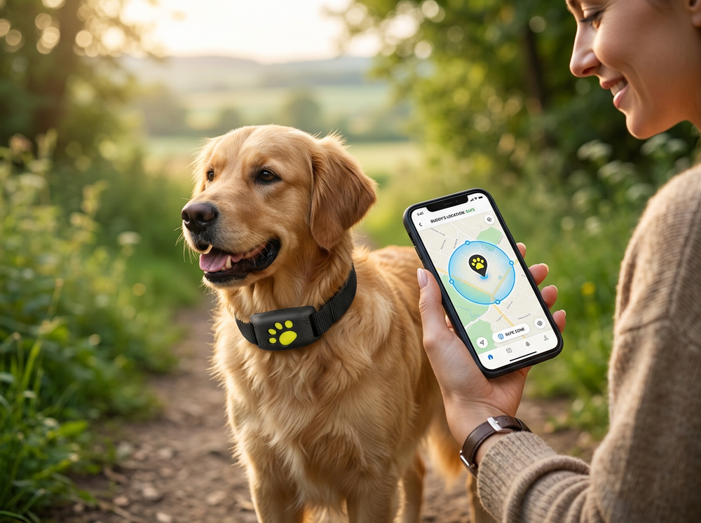 Anti lost GPS locator collar for pets
