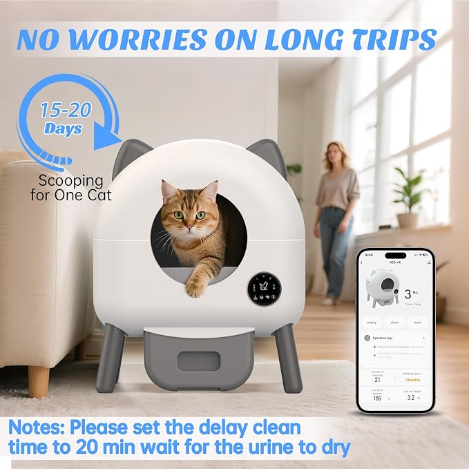 Automatic cat toilet with smart waste cleaning system