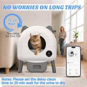 Automatic cat toilet with smart waste cleaning system
