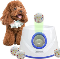 Automatic dog ball launcher with adjustable throwing distance for interactive fetch