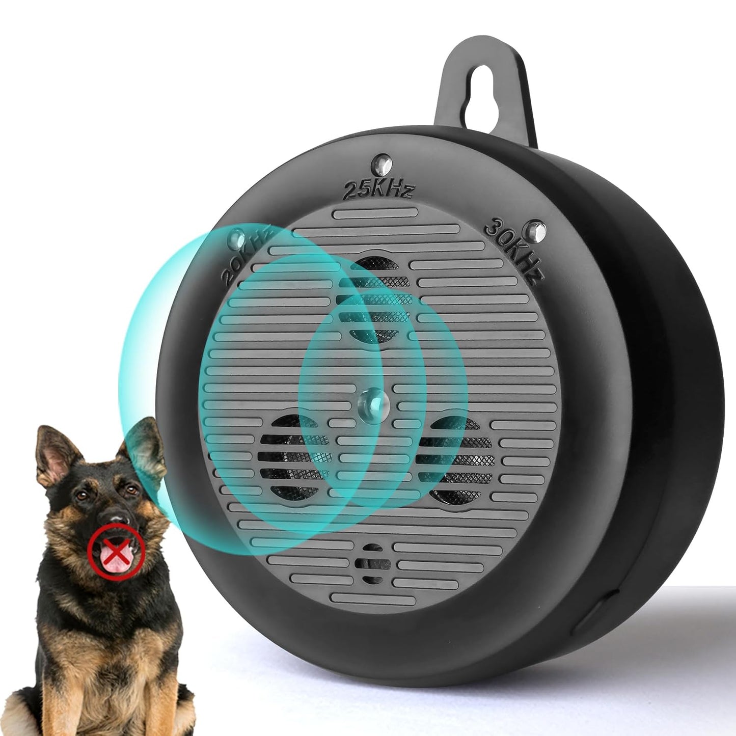 Automatic dog barking device for indoor and outdoor dog bark-control training