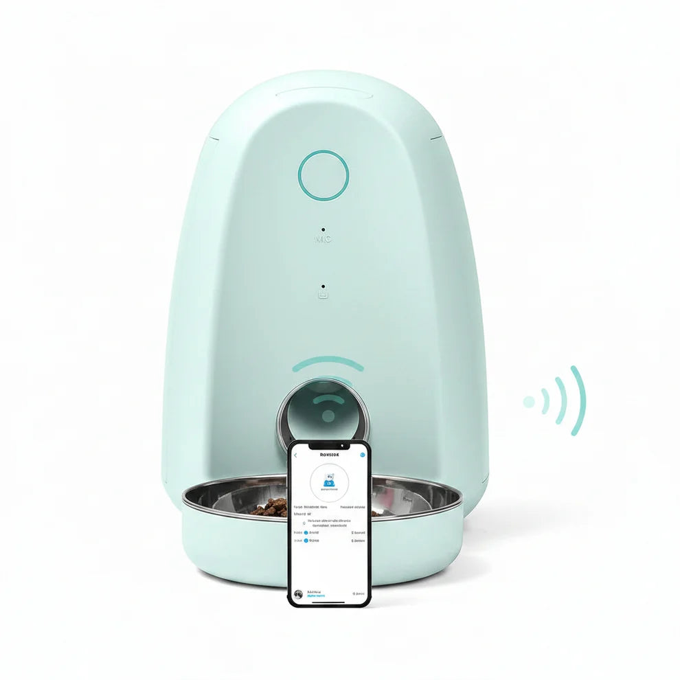 Automatic feeding machine for indoor cats and dogs