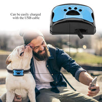 Electronic bark collar that automatically responds to detected barking