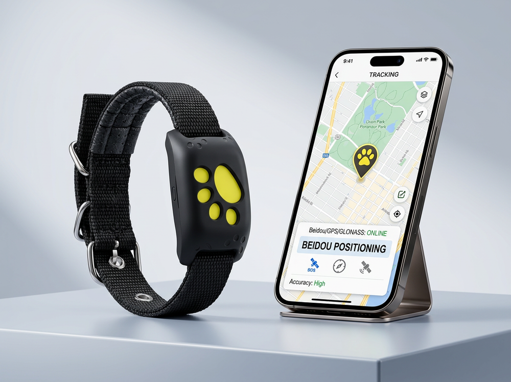 Beidou positioning GPS tracker for dogs and cats