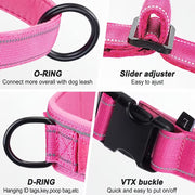 Tactical dog vest harness providing improved walking contro