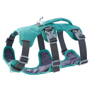 Vest style no pull dog harness providing improved walking control
