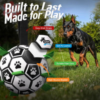 Durable rubber ball toy for active small medium and large dogs