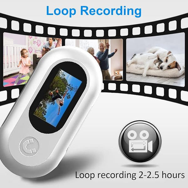 Cat collar camera with 1080P video recording function