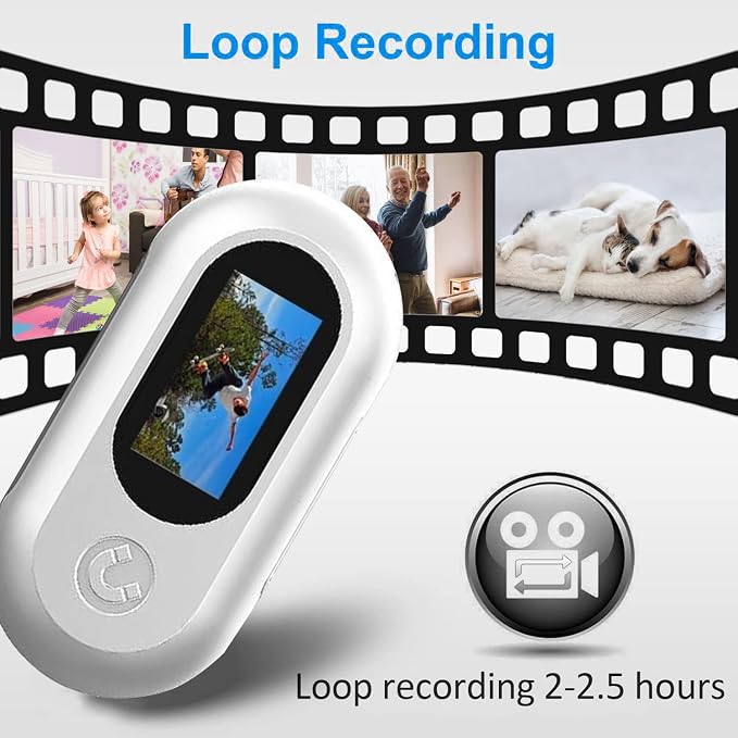 Cat collar camera with 1080P video recording function