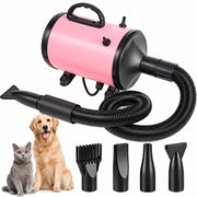 Cat grooming blower for convenient coat drying at home