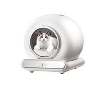 Cat toilet cleaner with automatic waste removal technology