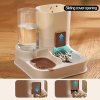 Automatic pet feeder with smooth ceramic bowl for everyday feeding