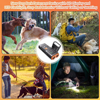 Dog bark stopper device featuring HD display for easy operation