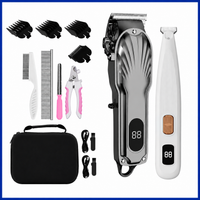 Low-noise electric dog hair clipper designed for convenient home grooming