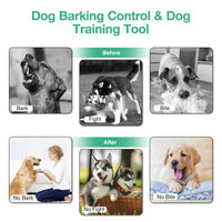 Ultrasonic dog bark deterrent with effective range up to 30 feet for training