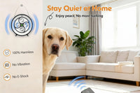 Remote-controlled dog barking deterrent for convenient ultrasonic bark training