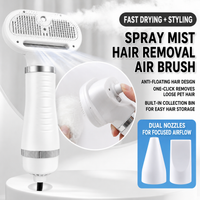 Electric pet grooming comb with integrated spray function for dog coat care