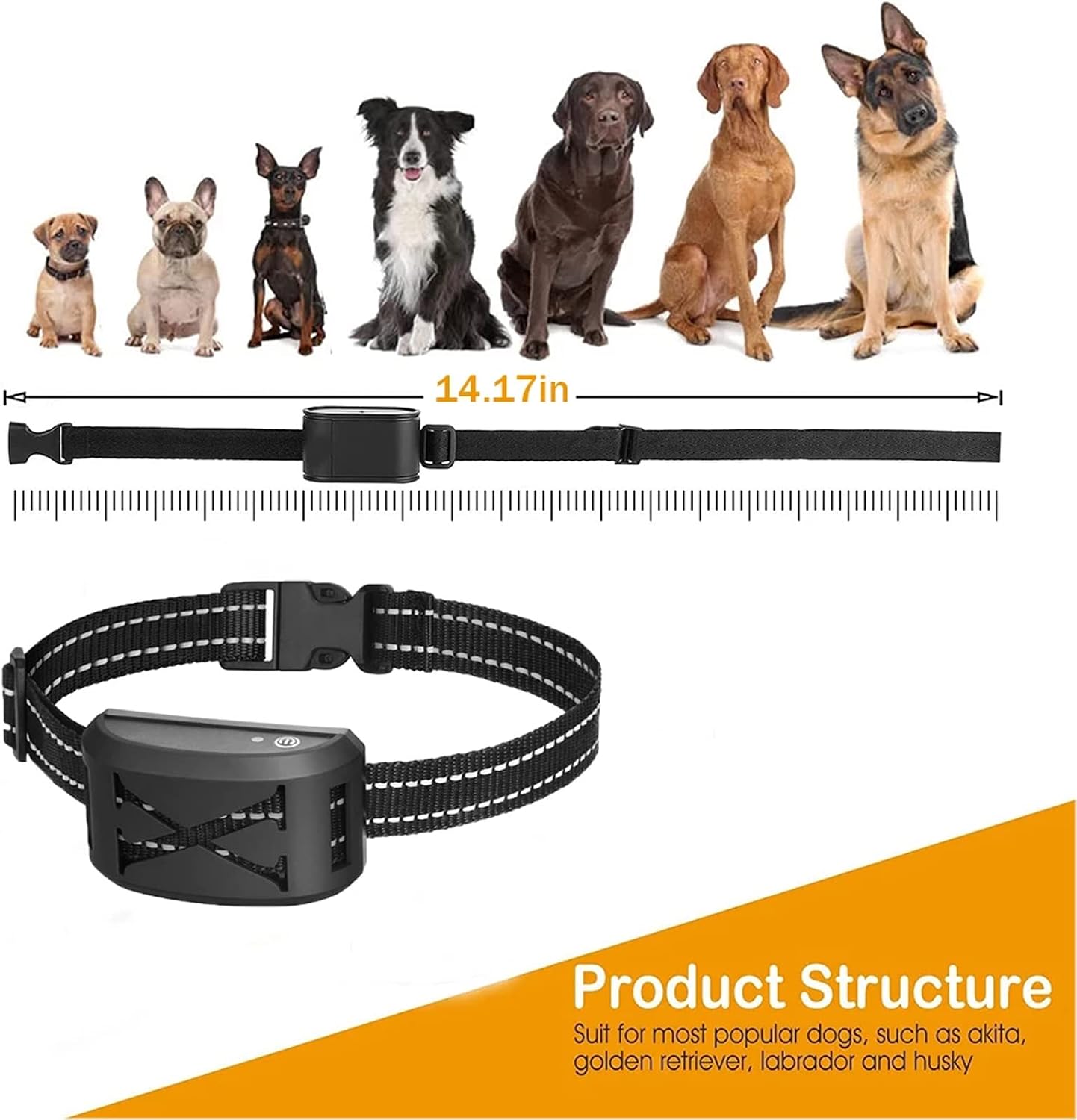 Wireless pet containment system with adjustable electronic boundary for outdoor dog training