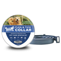 Pet flea collar for cats and dogs with comfortable wearable design