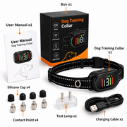 Automatic electronic dog bark collar designed to respond to qualifying barking