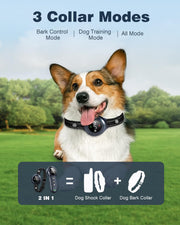 Smart anti bark dog collar with 5 adjustable sensitivity levels