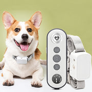 No shock dog bark trainer with remote beep vibration and spray functions